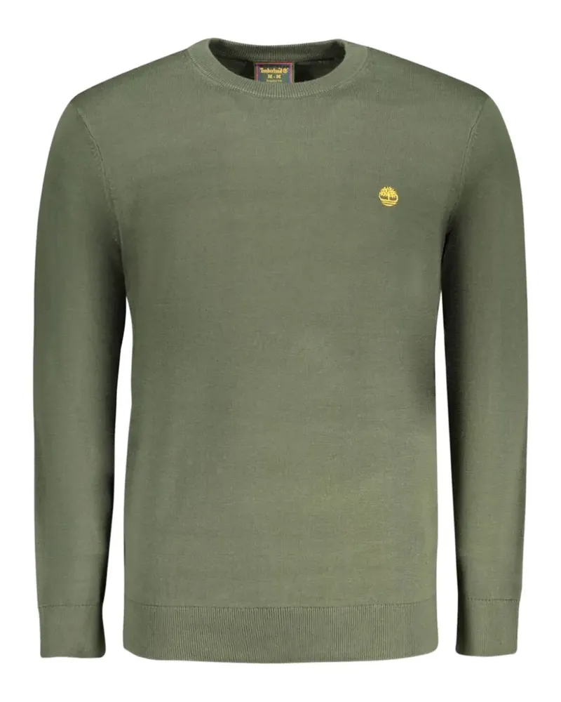 Timberland Sweatshirt mit Logo-Stickerei - Grün Grün