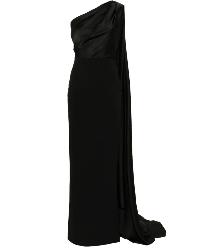 Solace London Yeva Abendkleid - Schwarz Schwarz