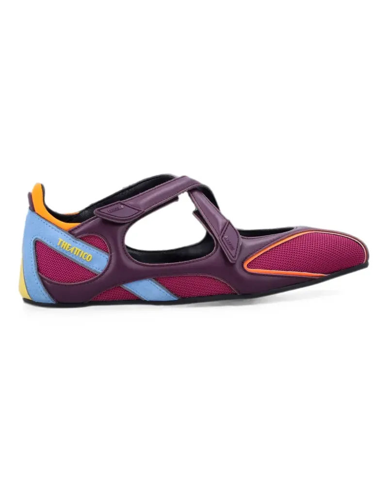 ATTICO Floor 01 Ballerinas mit überkreuzten Riemen - Violett Violett