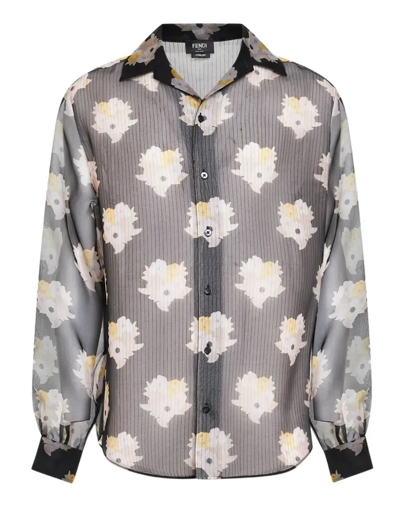 Fendi organza shirt - Grau Grau