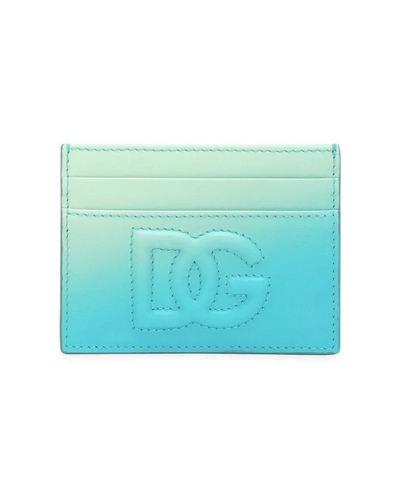Dolce & Gabbana Kartenetui mit Logo - Blau Blau