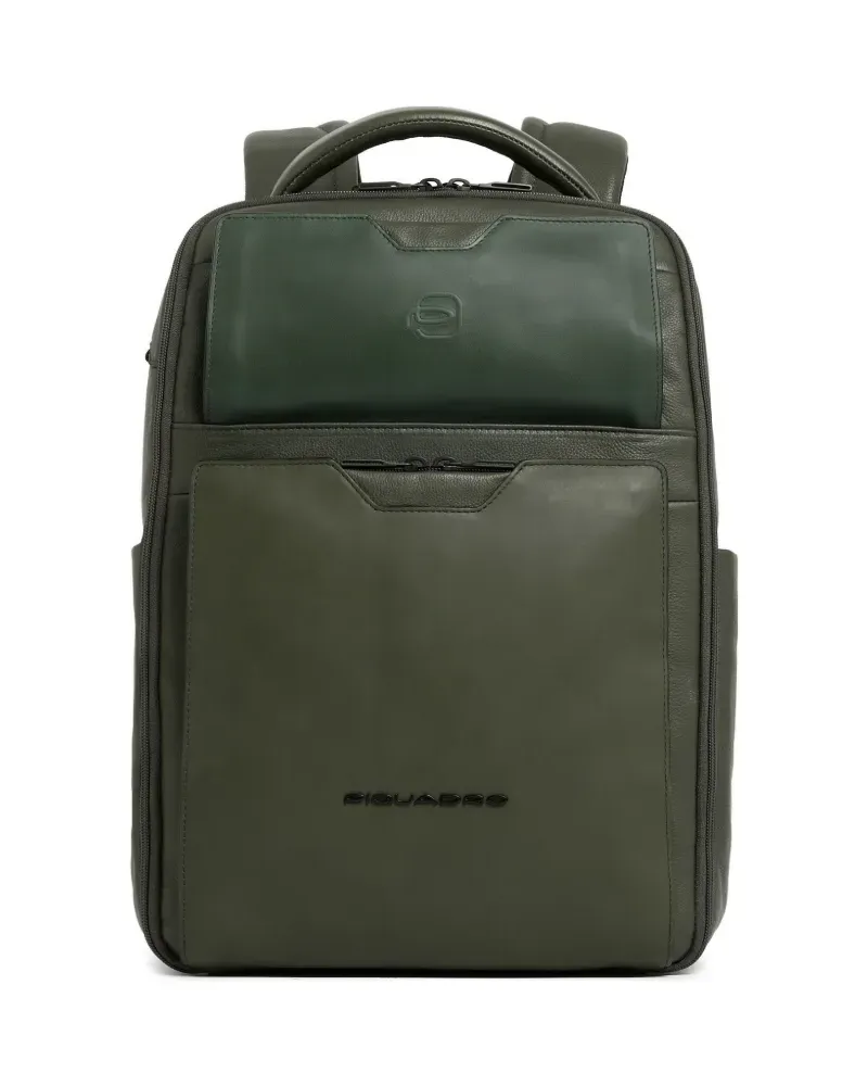 Piquadro Travel Laptop-Rucksack - Grün Grün
