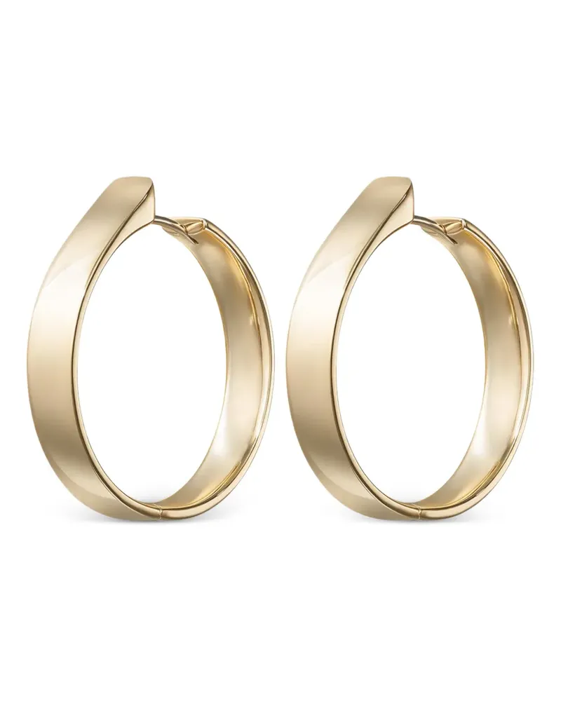 Melissa Kaye 18kt große Honey Gelbgoldcreolen Gold