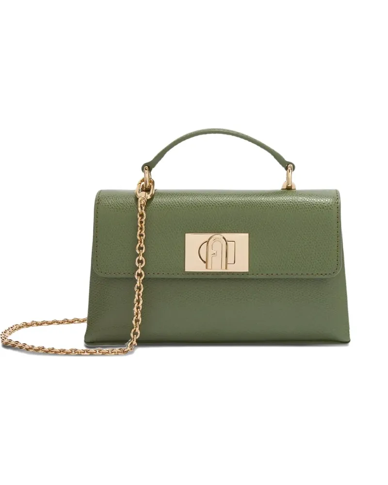 Furla 1927 Mini-Tasche mit Kettenriemen - Grün Grün