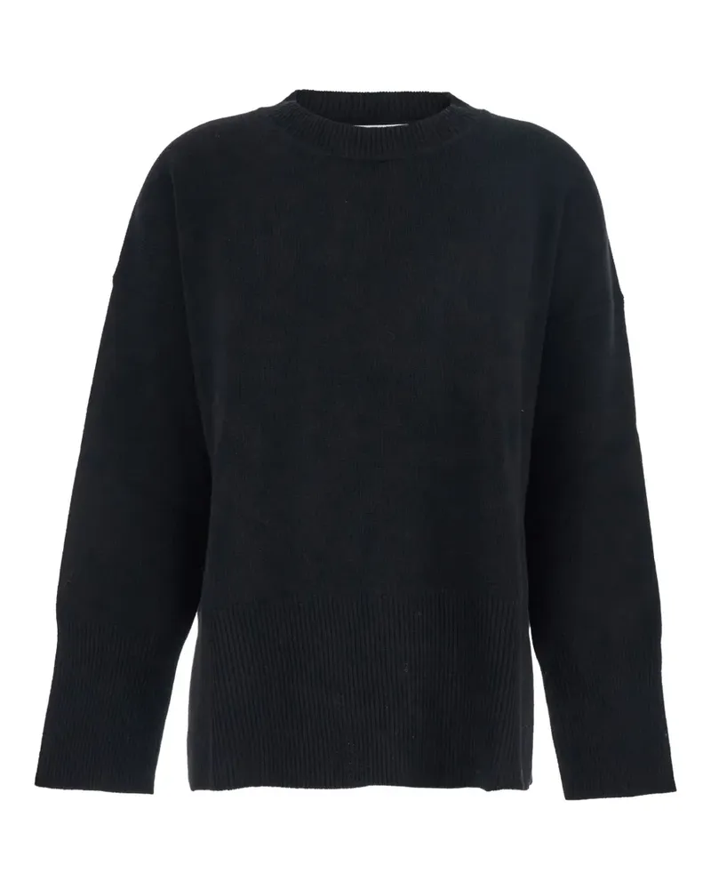 Mauro Grifoni Gerippter Pullover - Schwarz Schwarz