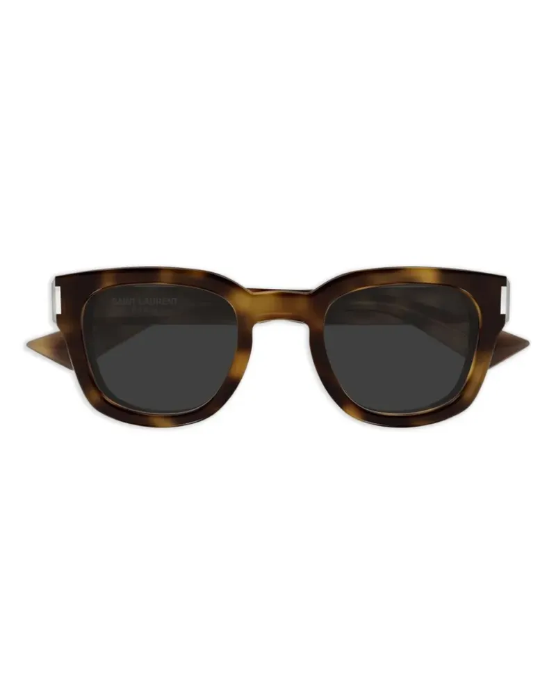 Saint Laurent Eckige Sonnenbrille - Braun Braun