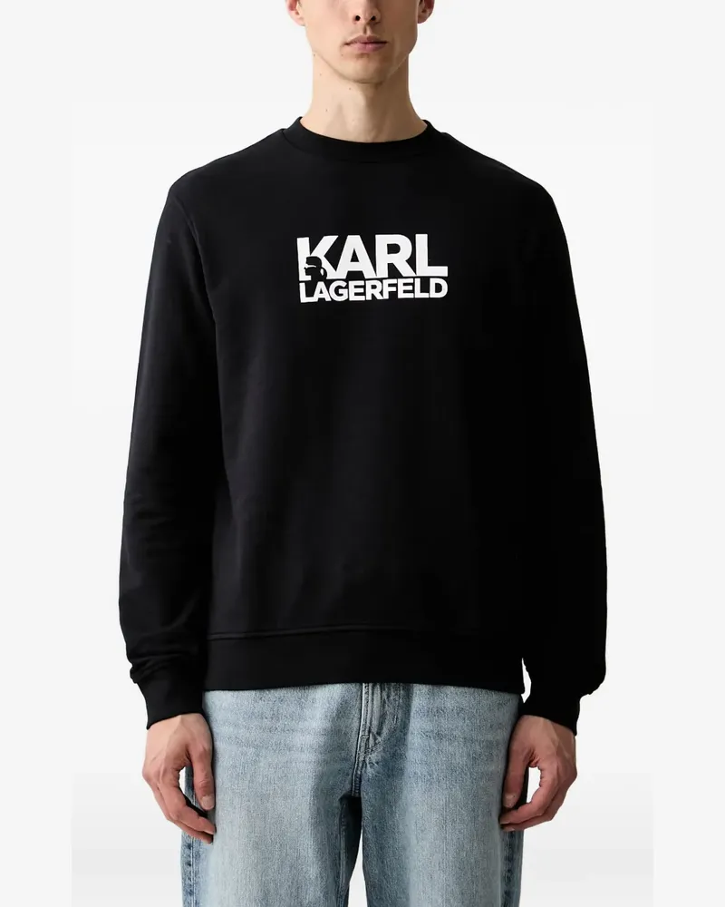Karl Lagerfeld Sweatshirt mit Logo-Print - Schwarz Schwarz