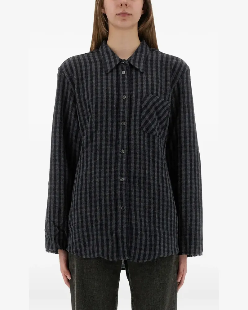 Our Legacy checked shirt - Grau Grau