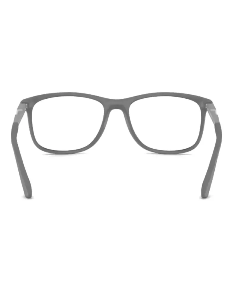Emporio Armani Brille mit eckigem Gestell - Grau Grau