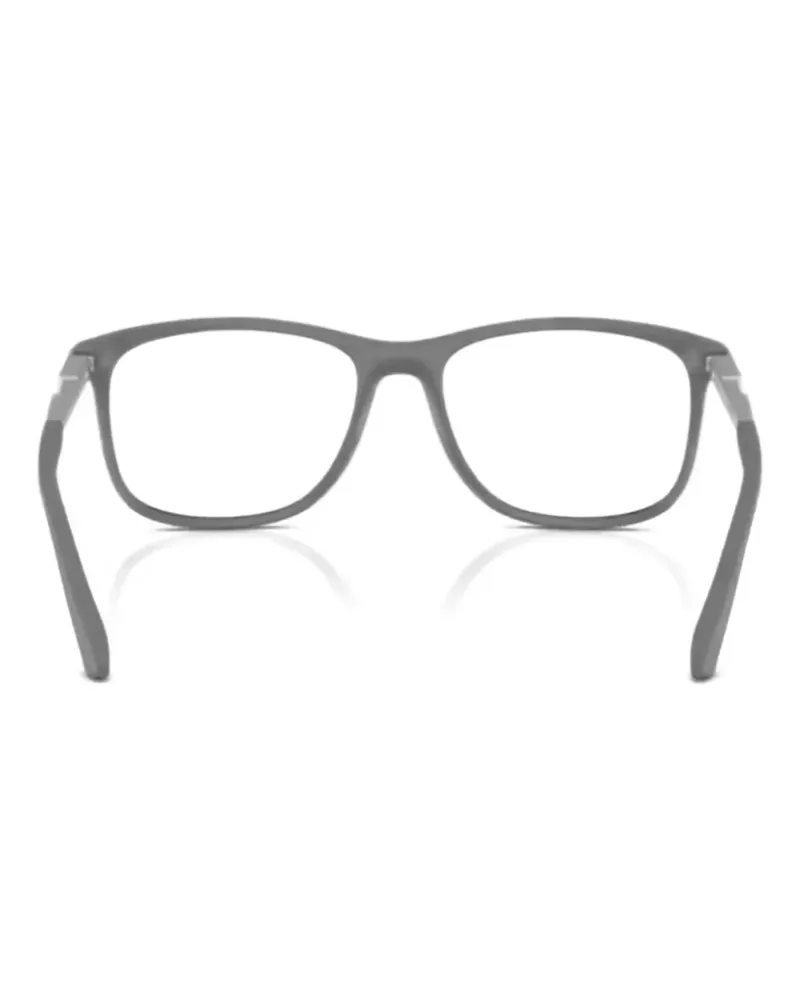 Emporio Armani Brille mit eckigem Gestell - Grau Grau