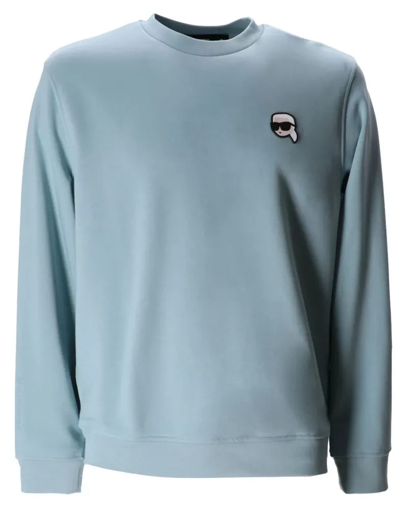 Karl Lagerfeld Klassisches Sweatshirt - Blau Blau