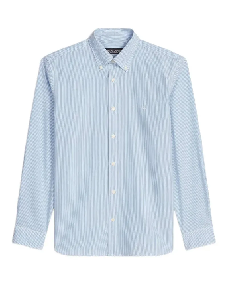 Marc O'Polo stripe-pattern button-down shirt - Blau Blau