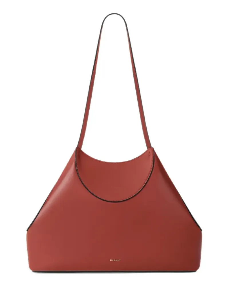 Givenchy Kleiner Facet Tote Bag aus gekörntem Leder - Orange Orange