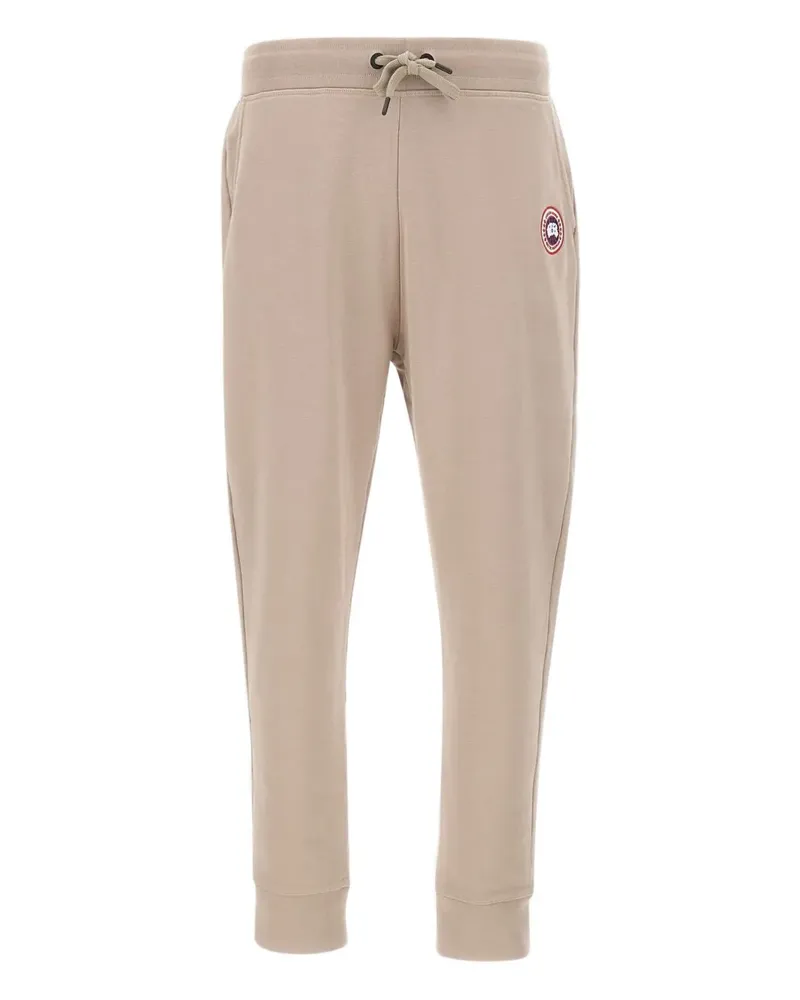 Canada Goose logo-detail track pants - Nude Nude
