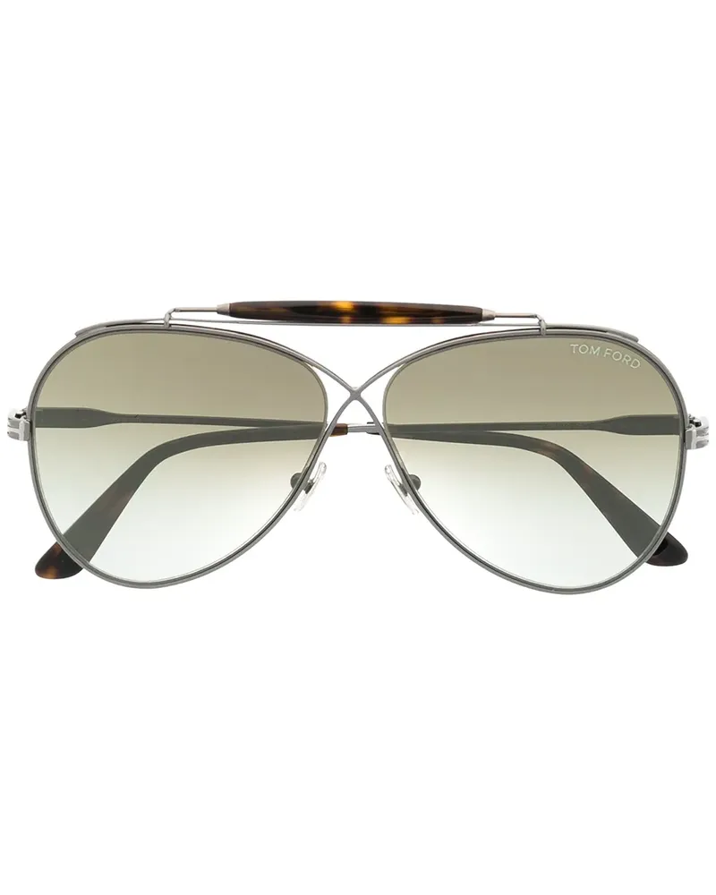 Tom Ford Sean Pilotenbrille - Schwarz Schwarz