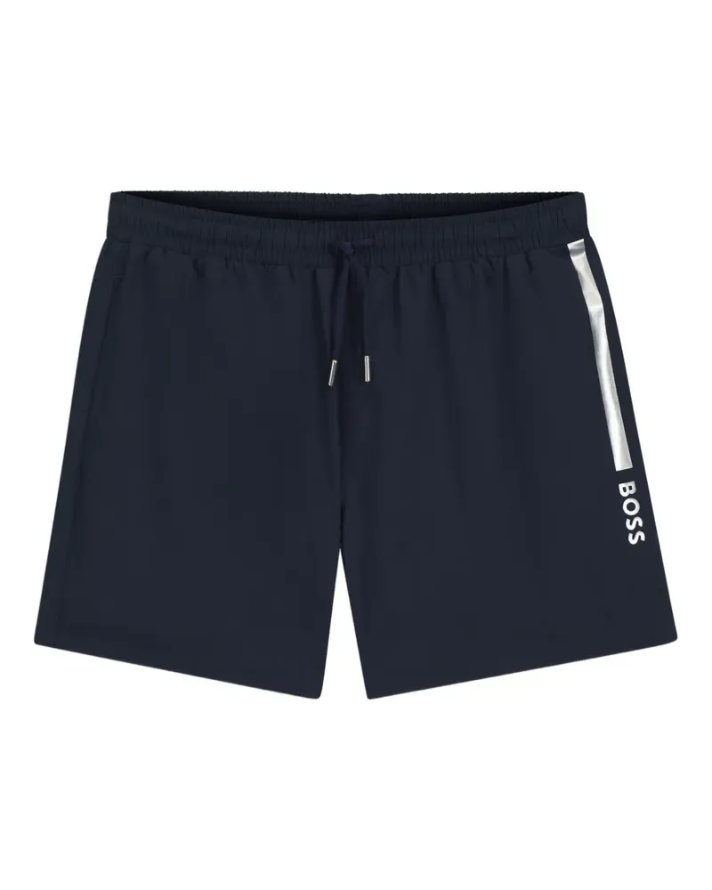 HUGO BOSS Badeshorts mit Streifen - Blau Blau