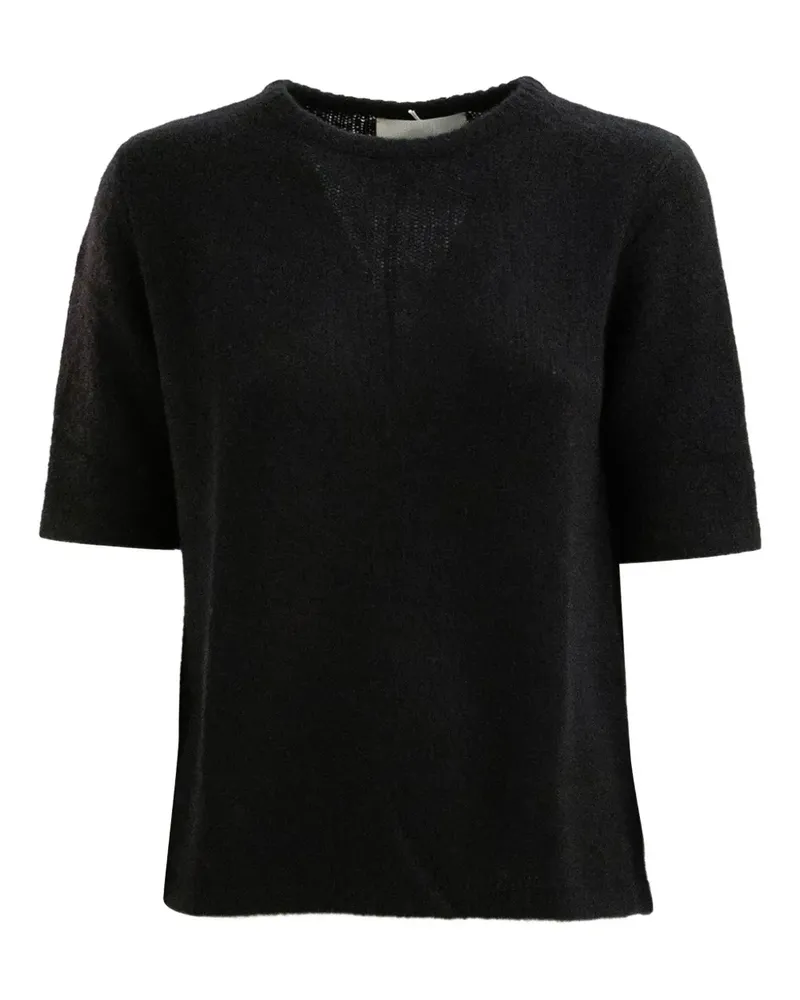Lisa Yang short-sleeve cashmere T-shirt - Schwarz Schwarz