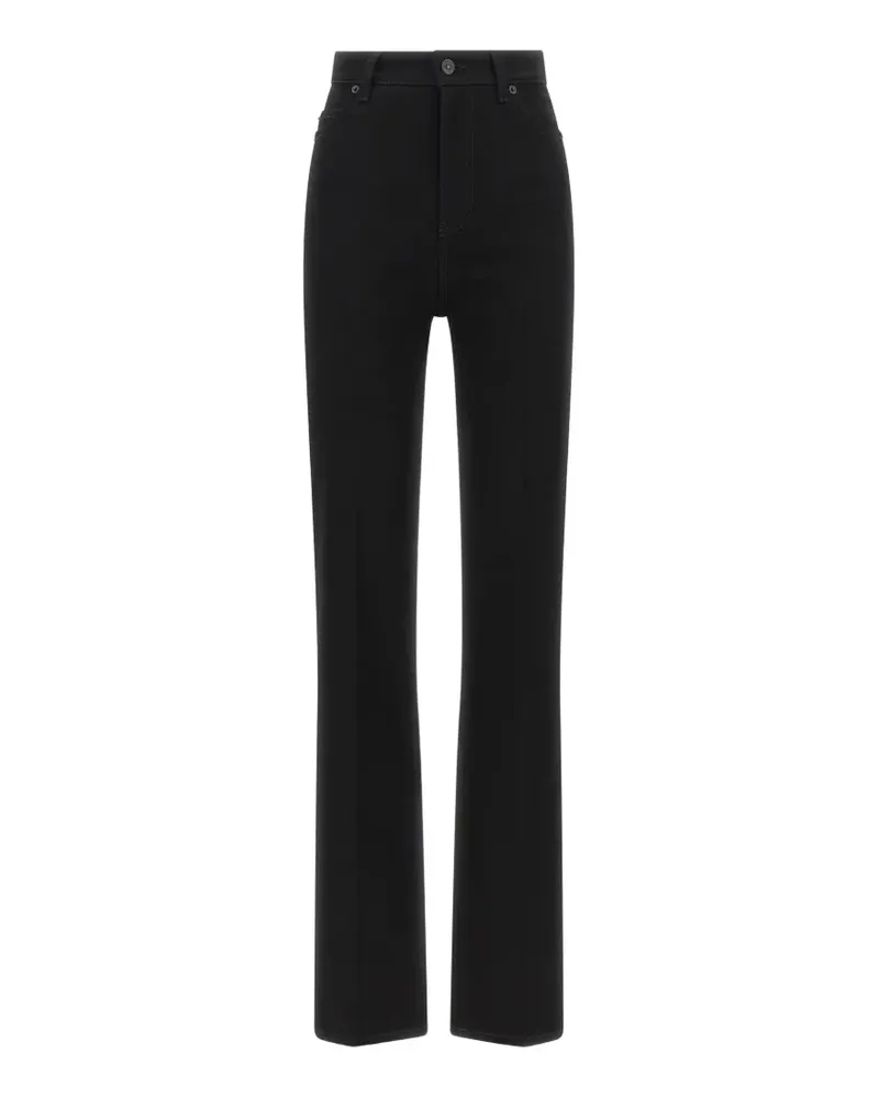 Balenciaga Taillenjeans mit Bügelfalten - Schwarz Schwarz
