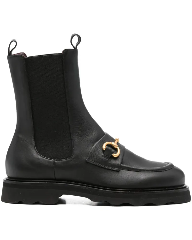 POMME D'OR leather chelsea boots - Schwarz Schwarz