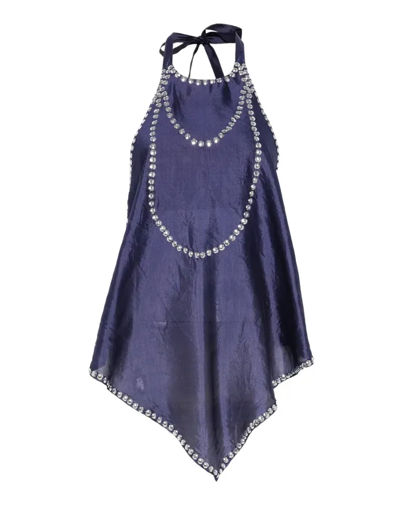 GIMAGUAS Verziertes Top - Blau Blau