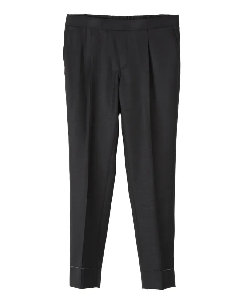 Brioni Hose mit elastischem Bund - Schwarz Schwarz