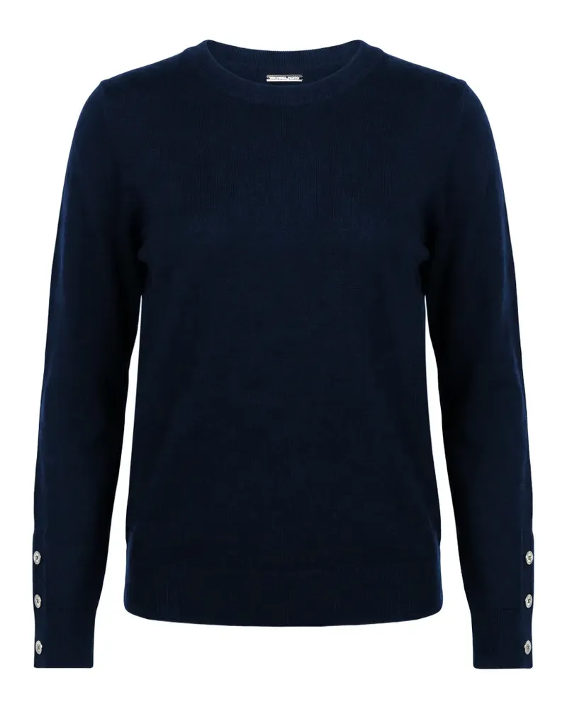 Michael Kors Pullover mit Knopfdetail - Blau Blau