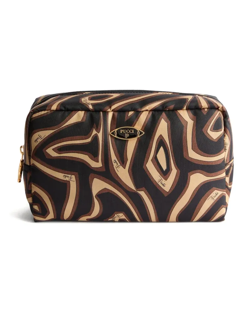Emilio Pucci Große Yummy Kosmetiktasche - Schwarz Schwarz