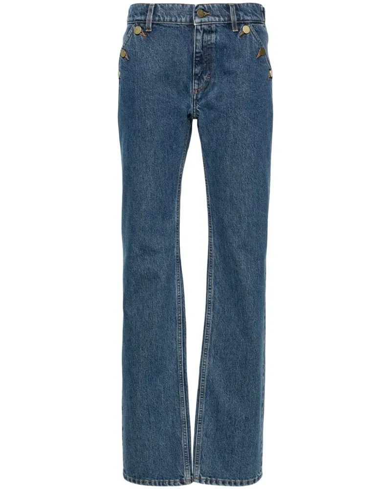 Filippa K Tief sitzende Jeans Blau