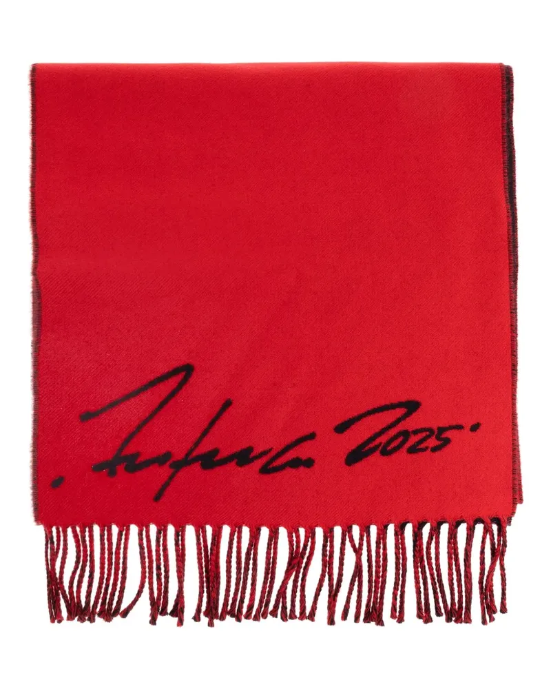 Kenzo x Futura 2000 Schal mit Fransen - Rot Rot