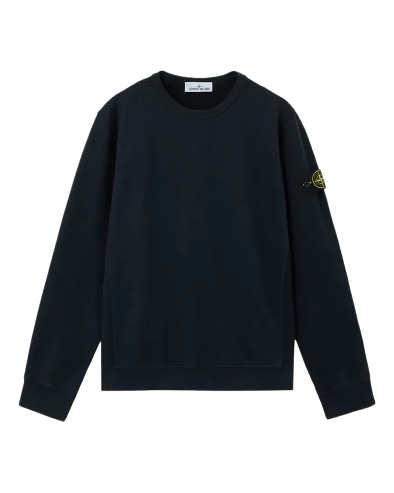 Stone Island logo-patch sweatshirt - Blau Blau