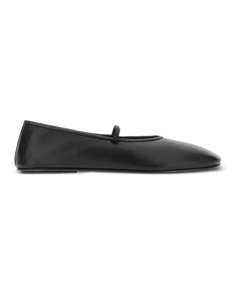 The Row Ballerinas mit Gummi - Schwarz Schwarz