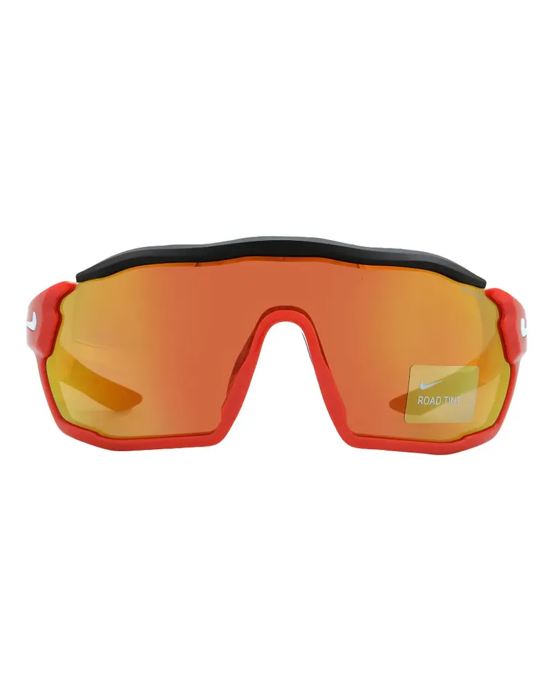 Nike Show X Rush Team Sunglasses "Team Orange / Road Tint / Orange Mirror" - Rot Rot