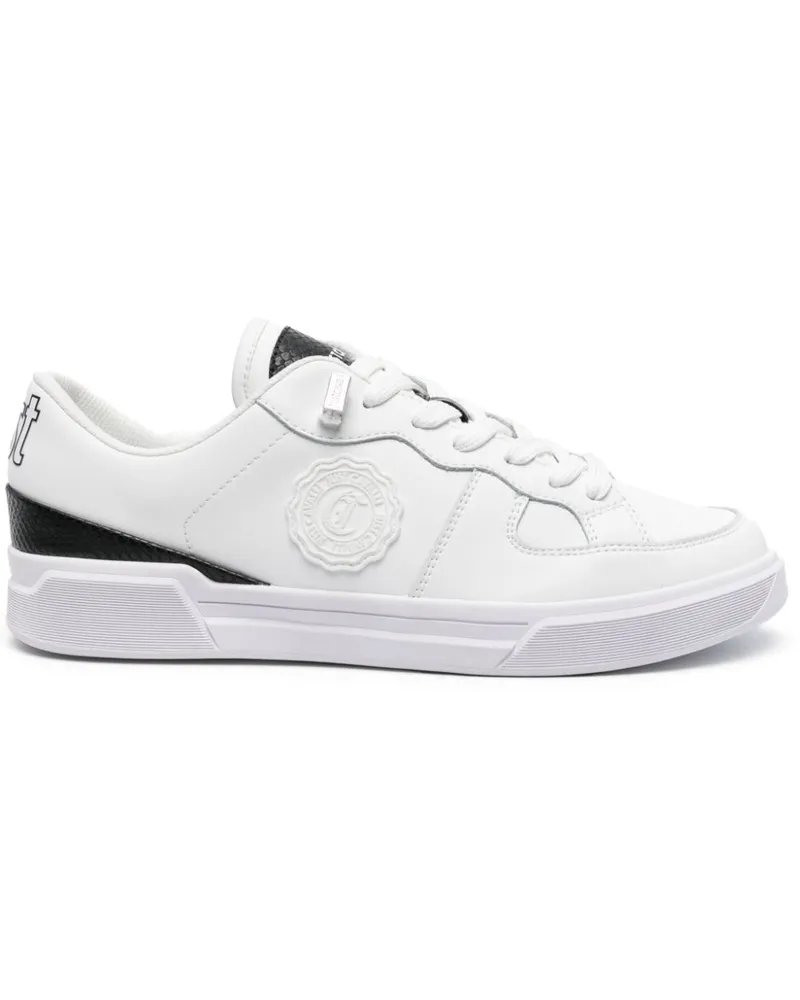 Just Cavalli Sneakers mit Logo-Patch - Weiß Weiß