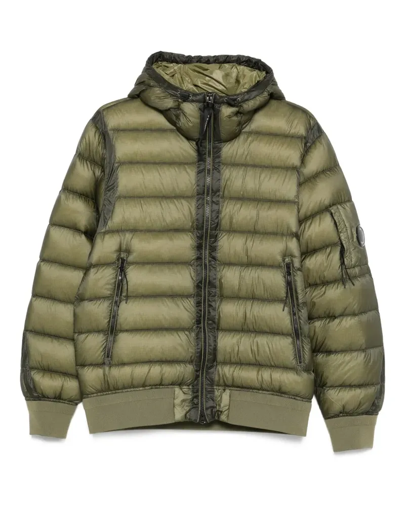 C.P. Company Gesteppte Kapuzenjacke - Grün Grün