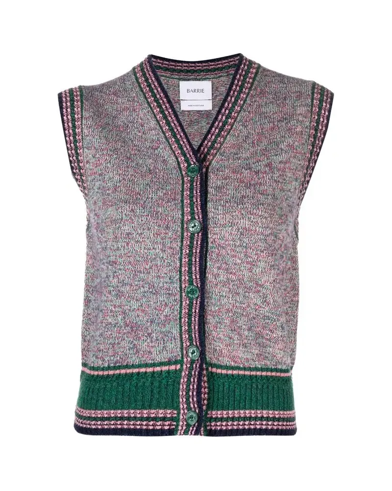 Barrie Strickweste aus Kaschmir - Rosa Rosa