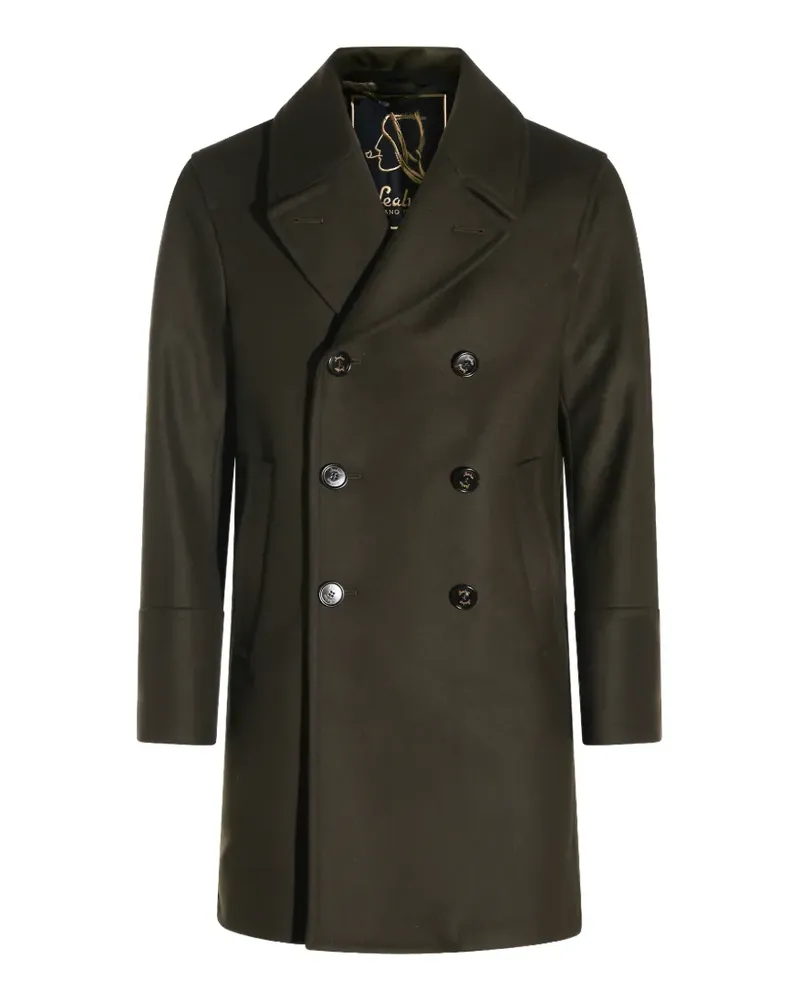 Sealup double-breasted wool coat - Grün Grün
