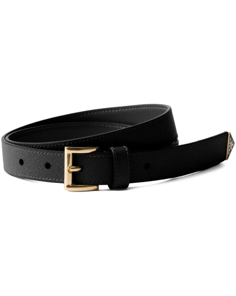 Prada Gürtel aus Saffiano-Leder - Schwarz Schwarz