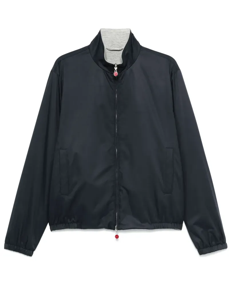 Kiton Wendbare Jacke - Blau Blau