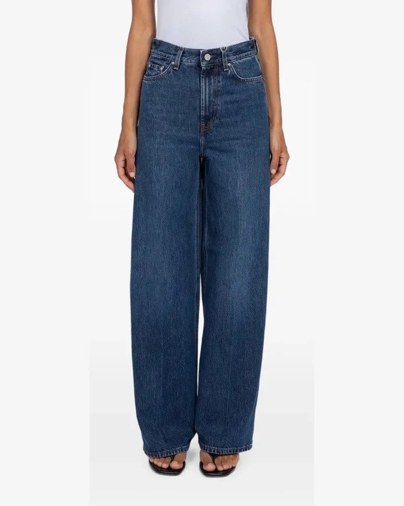 Totême Weite Jeans mit Bundfalten - Blau Blau
