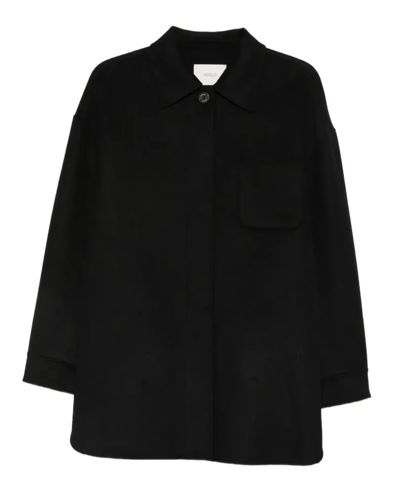 VICOLO button-up jacket - Schwarz Schwarz