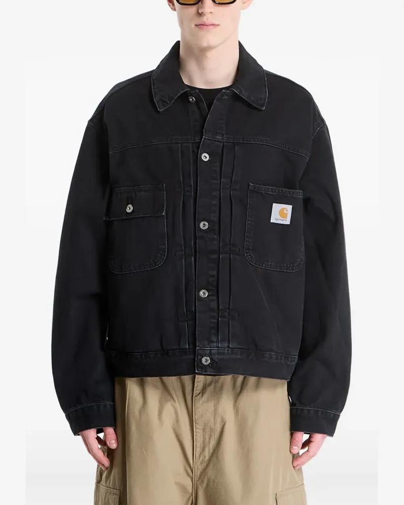 Carhartt WIP Belmar logo-patch jacket - Schwarz Schwarz