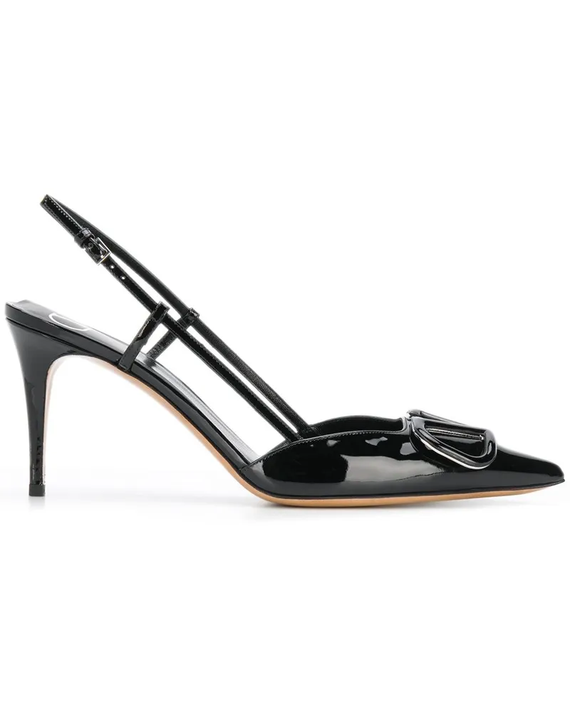 Valentino Garavani VLogo Pumps 80mm - Schwarz Schwarz