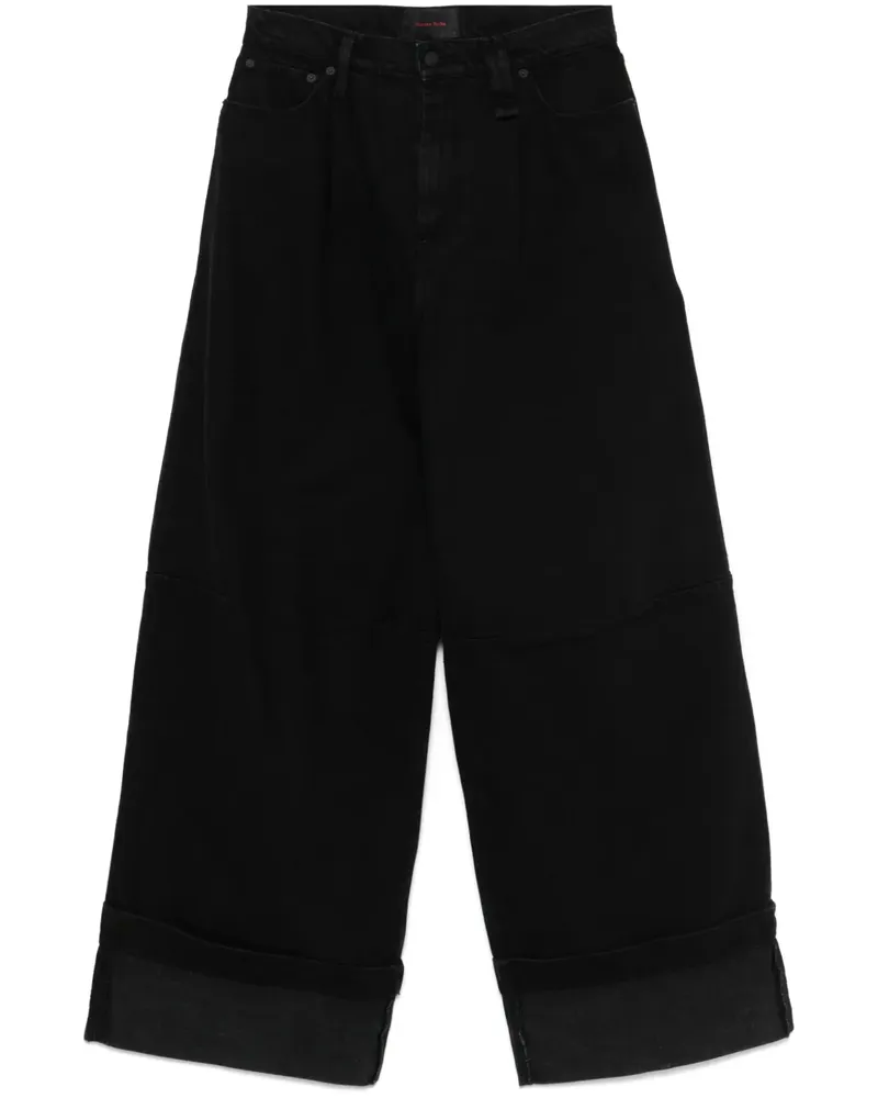 Simone Rocha Jeans mit weitem Bein - Schwarz Schwarz