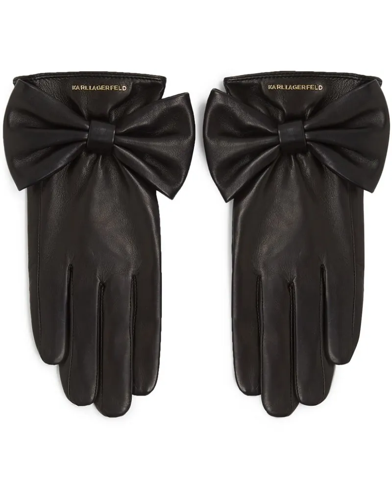 Karl Lagerfeld KL Studio Handschuhe - Schwarz Schwarz