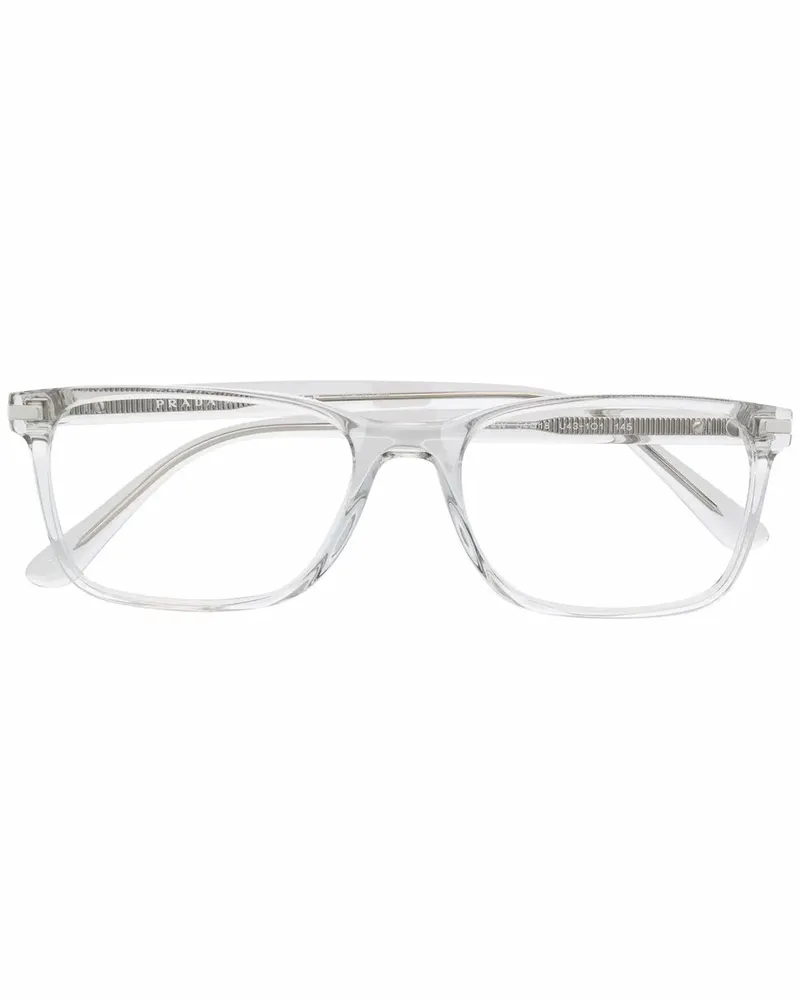 Prada Brille mit eckigem Gestell - Nude Nude