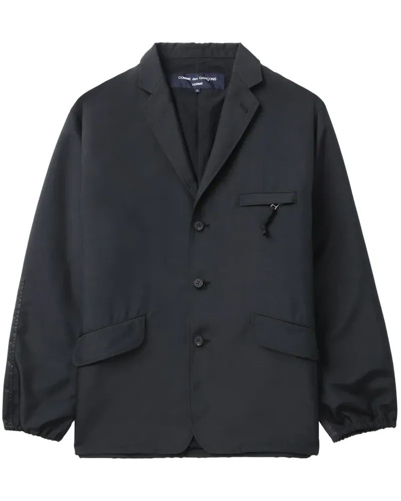 Comme des Garçons Leichte Jacke mit Knopfleiste - Schwarz Schwarz