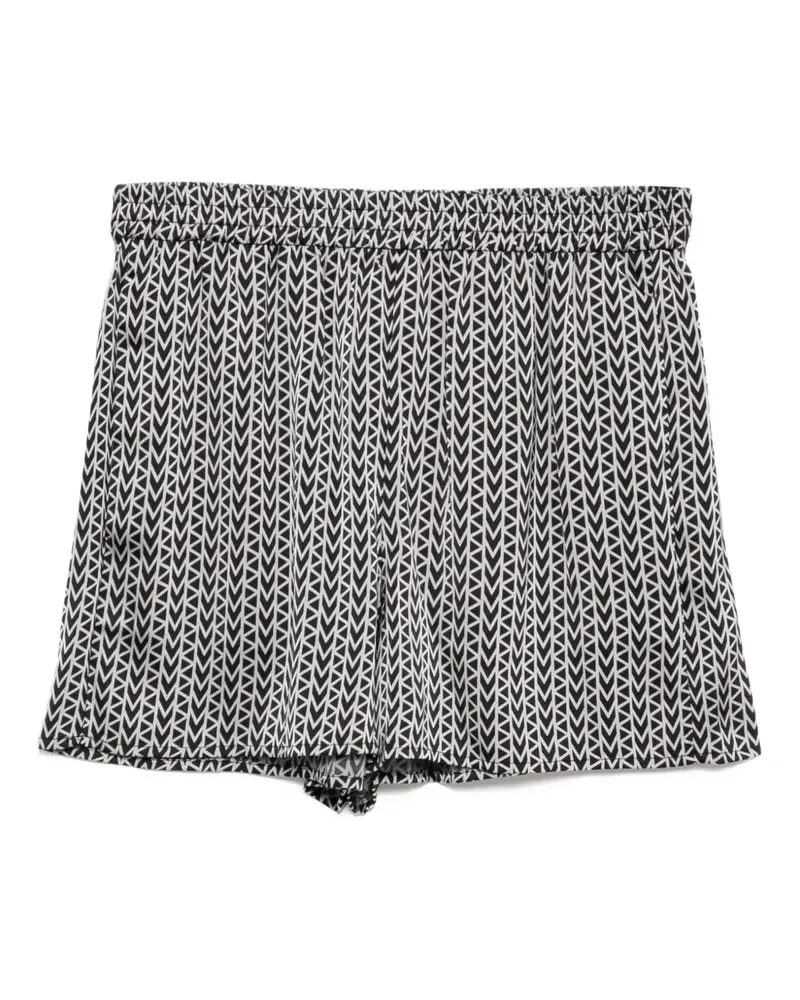 Michael Kors MK2000 Short mit Logo-Print - Schwarz Schwarz