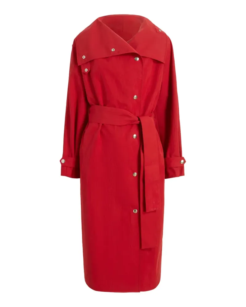 Proenza Schouler Corey trench in washed cotton - Rot Rot