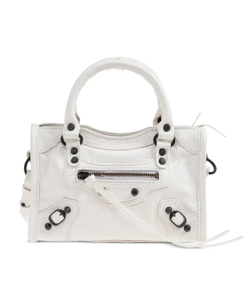 Balenciaga Nano Tote Bag - Weiß Weiß