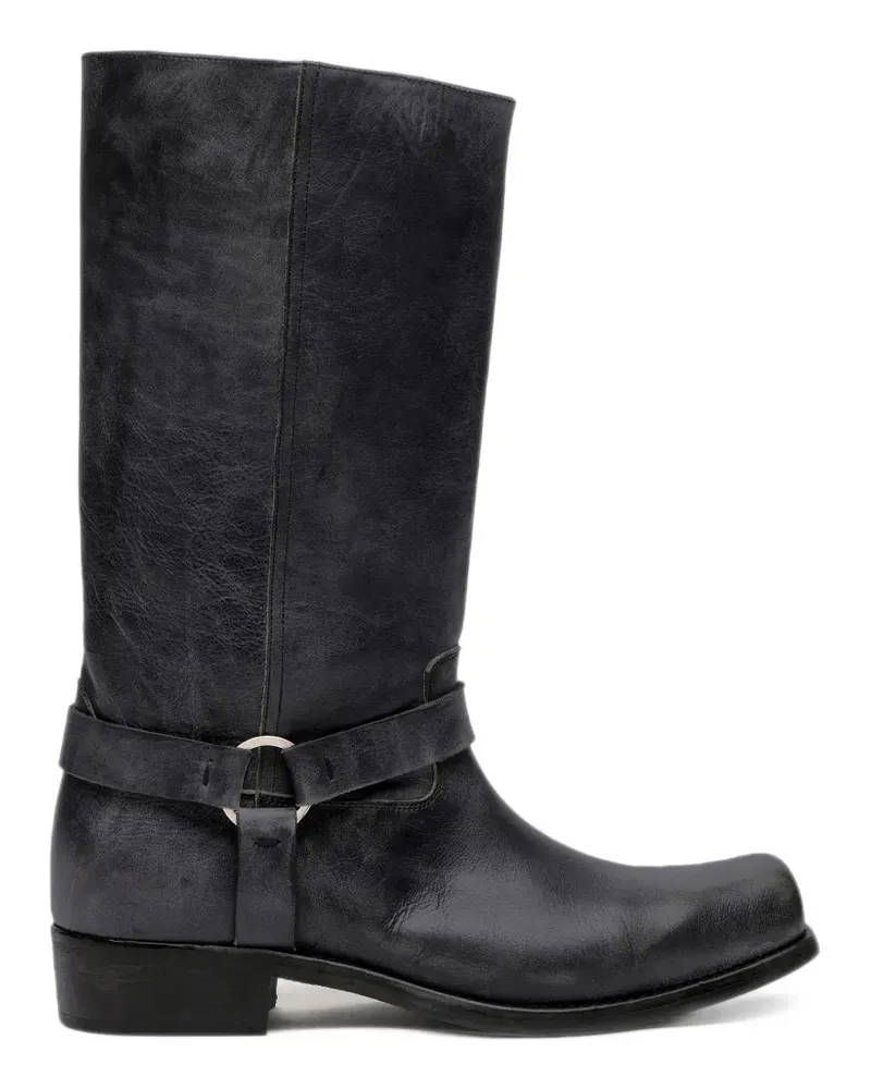 Golden Goose Stiefel im Distressed-Look - Schwarz Schwarz